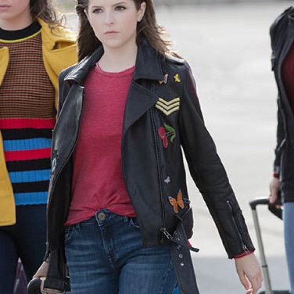 NWOT Aqua Patch Moto Leather Jacket - Picture 3 of 7